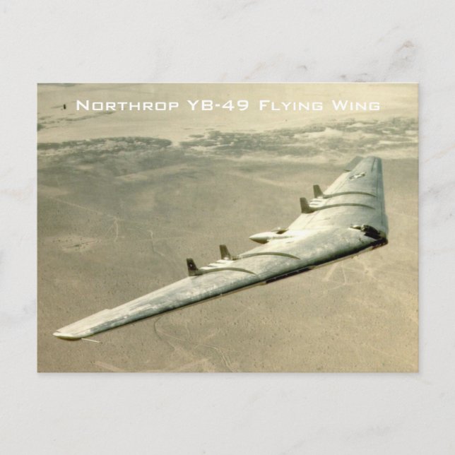 Northrop YB-49 Flying Wing Postkarte (Vorderseite)