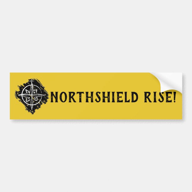 Northshield Rise Autoaufkleber (Vorne)