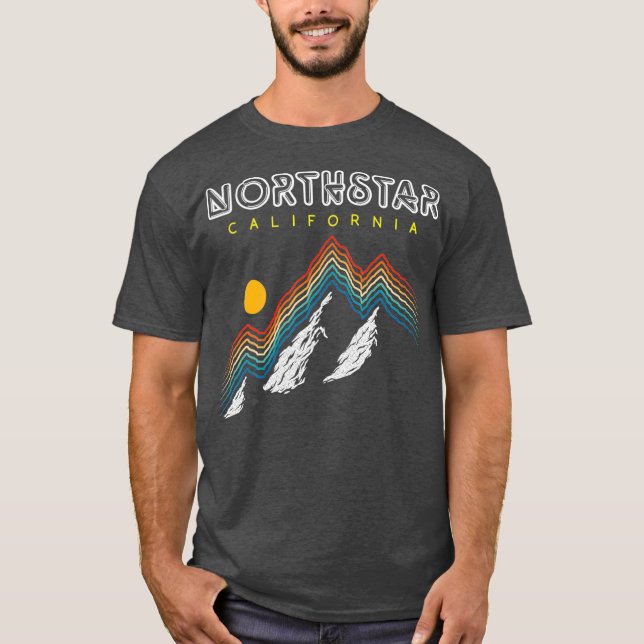 Northstar    CaliforniaSki Resort Retro 1980s T-Shirt (Vorderseite)