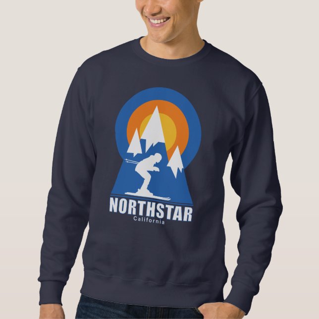 Northstar Ski Sunset Retro T - Shirt (Vorderseite)