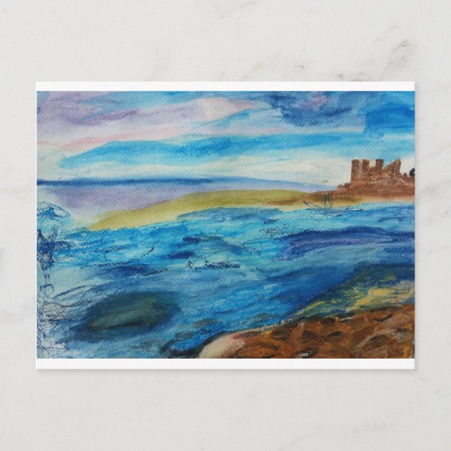 Northumberland Coast Postkarte (Vorderseite)