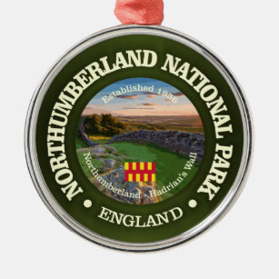 Northumberland National Park, England. Ornament Aus Metall