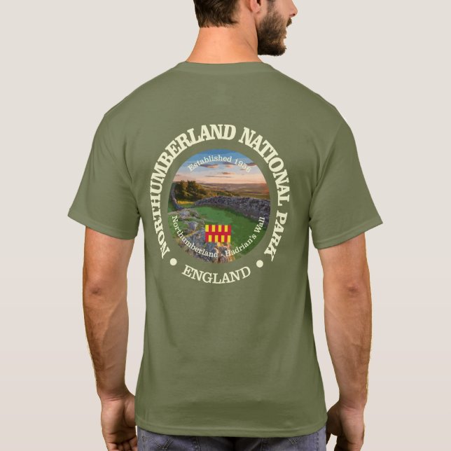 Northumberland National Park, England. T-Shirt (Rückseite)