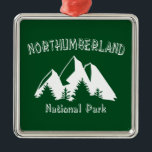 Northumberland Nationalpark Ornament Aus Metall<br><div class="desc">Der Northumberland Nationalpark ist der nördlichste Nationalpark Englands. Es erstreckt sich über eine Fläche von mehr als 1050 Quadratkilometern zwischen der schottischen Grenze im Norden,  direkt südlich der Hadrianischen Mauer.</div>