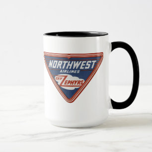 Northwest Airlines"Himmelzephyrs-" Kaffee-Tasse Tasse