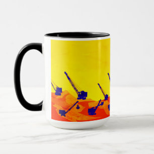 NORTHWEST ENGINEERING CRANE AND SHOVEL VINTAGE ART TASSE