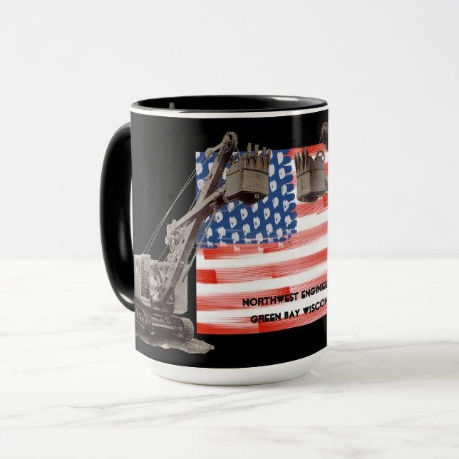 Northwest Engineering Green Bay Wisconsin Crane Tasse (Vorderseite Links)