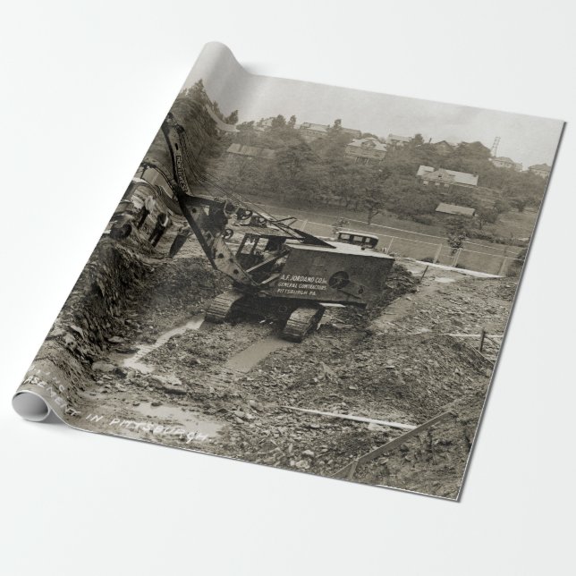 Northwest Engineering KRANFÜHRER SCHAUFEL 16 Geschenkpapier (Ungerollt)