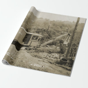 Northwest Engineering KRANFÜHRER SCHAUFEL 4 Geschenkpapier