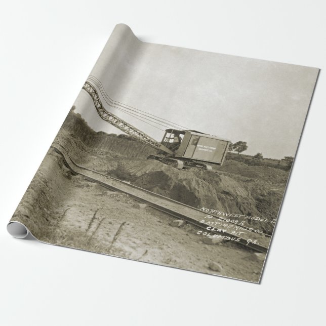 Northwest Engineering KRANOPERATOR BAGGER 18 Geschenkpapier (Ungerollt)