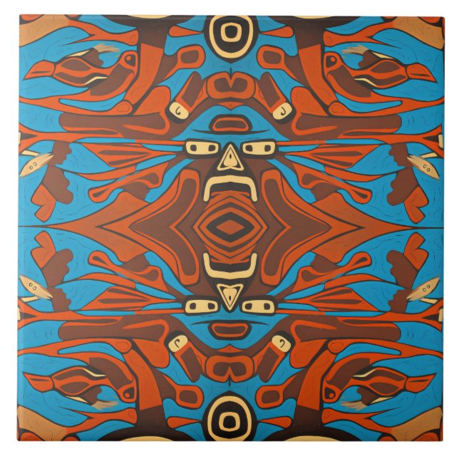 Northwest Native Style Fliese (Vorderseite)