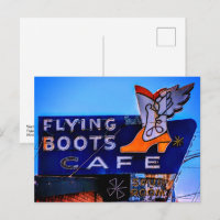 Northwest Neon: The Flying Boots Café, Tacoma, WA