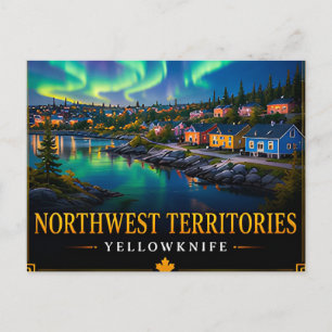 🏔️ Northwest-Territorien Souvenir Abenteuer Reise Postkarte