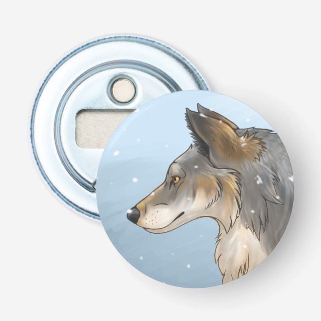Northwestern Wolf Flaschenöffner (Vorderseite)
