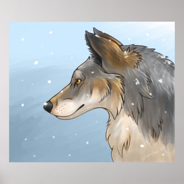 Northwestern Wolf Poster (Vorne)