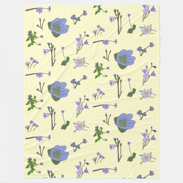 Northwood Natural Purples Fleece Decke (Vorderseite)