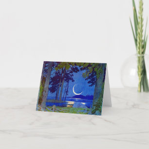 Northwoods Moon Blank Einladung