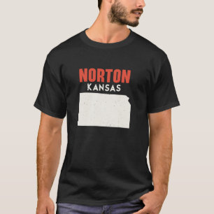 Norton Kansas USA Staat America Travel Kansan T-Shirt
