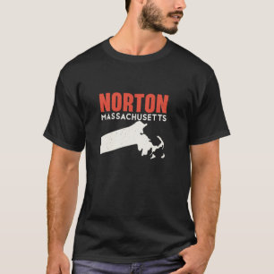 Norton Massachusett USA Staat America Travel Bay S T-Shirt