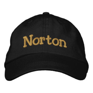 Norton Personalisiert Baseball Cap / Hat Bestickte Kappe