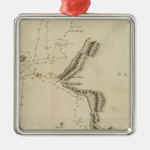 Norton Sound, Herings Strait, Alaska Ornament Aus Metall