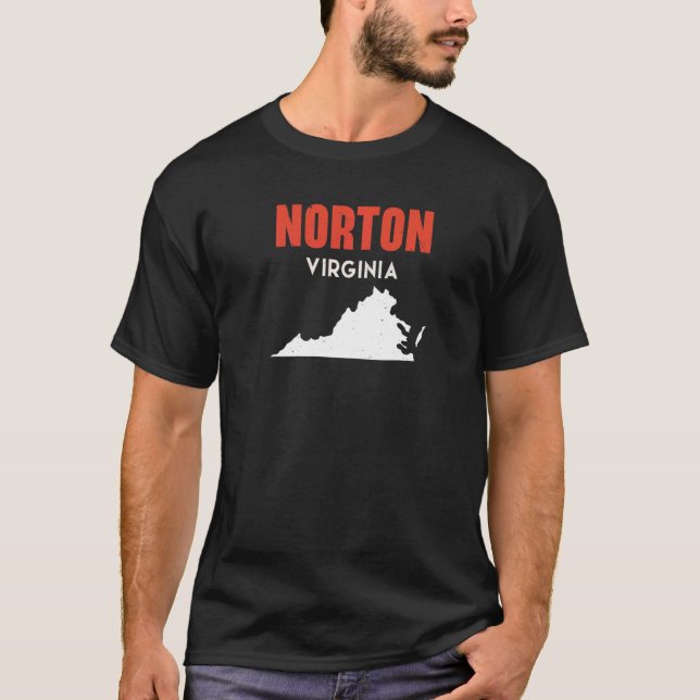 Norton Virginia USA Staat America Travel Virginia T-Shirt (Vorderseite)