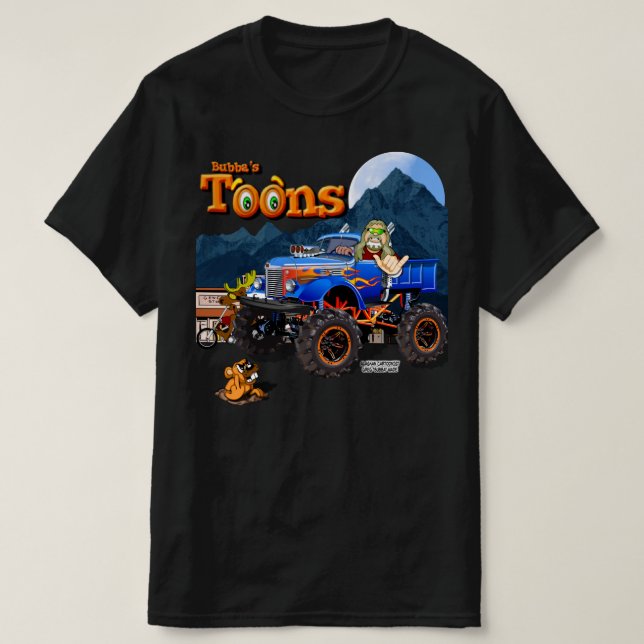 Nortwest Wildlife Cartoon T-Shirt (Design vorne)