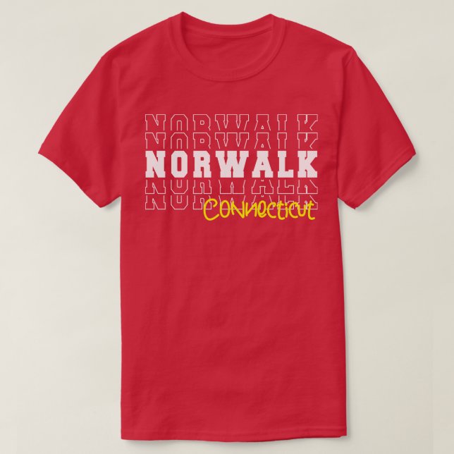 Norwalk City Connecticut Norwalk T-Shirt (Design vorne)