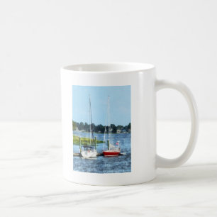 Norwalk: Zwei Segelboote, CT Kaffeetasse