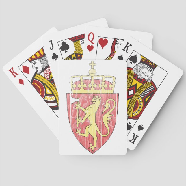 Norway Coat Of Arms Spielkarten (Rückseite)