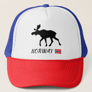 Norway Elk and Flag Truckerkappe
