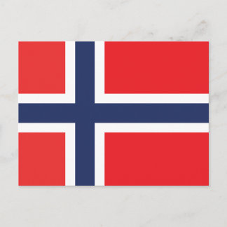 NORWAY FLAG POSTKARTE