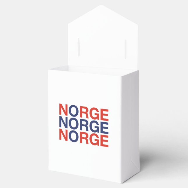 NORWAY-Flagge Geschenkschachtel (Geöffnet)