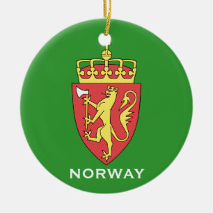 NORWAY* Weihnachtsverzierung Keramik Ornament
