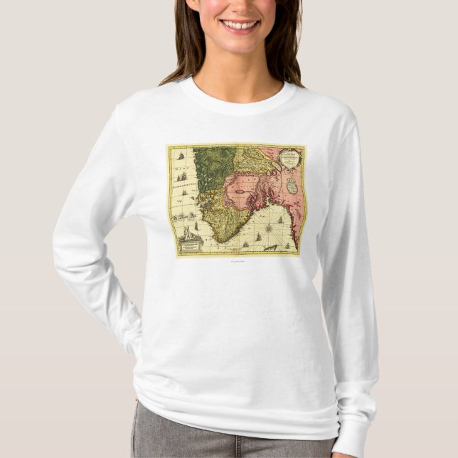 NorwayPanoramic MapNorway T-Shirt (Vorderseite)