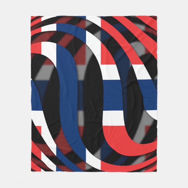 Norwegen #1 fleecedecke (Vorderseite)