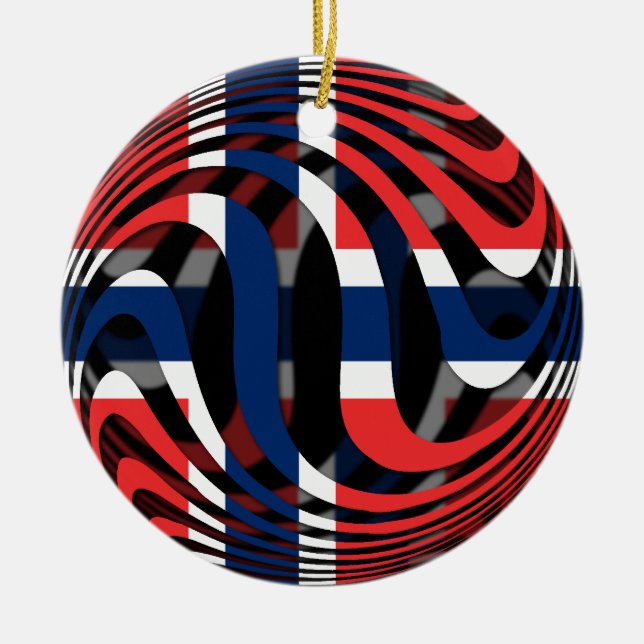 Norwegen #1 keramik ornament (Vorne)