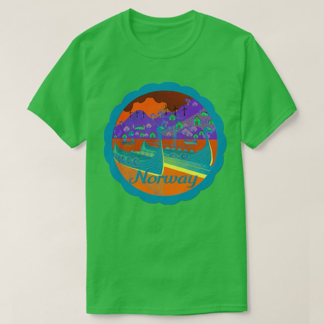 Norwegen 9 1 T-Shirt (Design vorne)