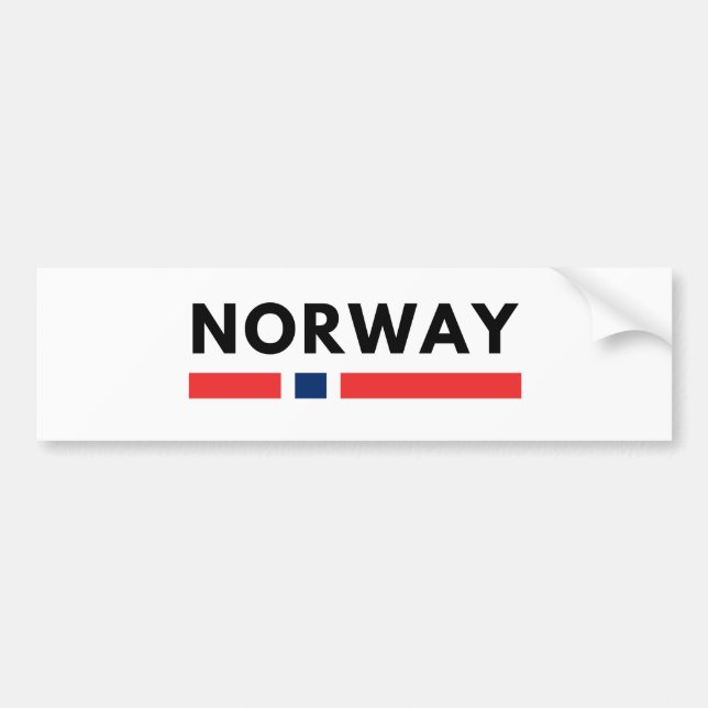 Norwegen Autoaufkleber (Vorne)