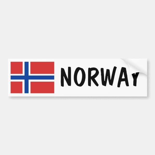 Norwegen Autoaufkleber (Vorne)