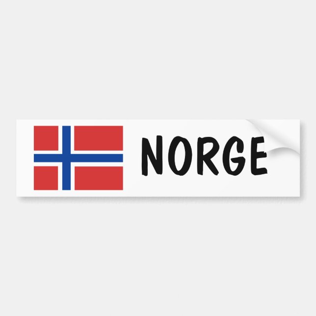Norwegen Autoaufkleber (Vorne)