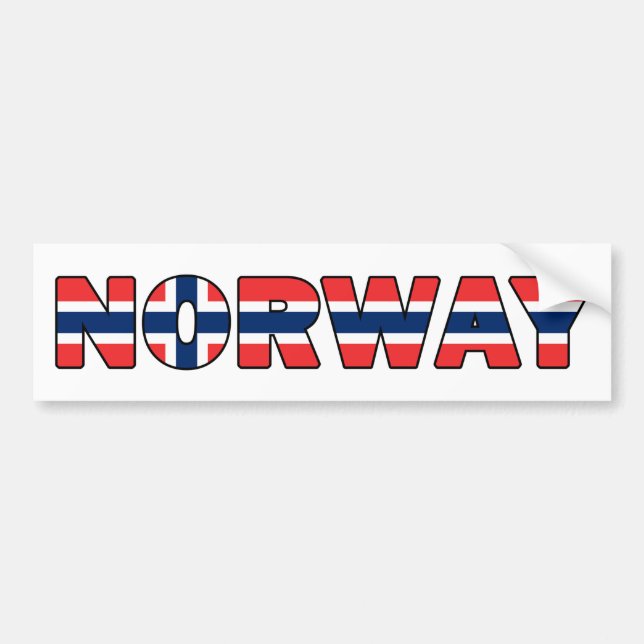 Norwegen Autoaufkleber (Vorne)