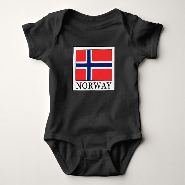 Norwegen Baby Strampler (Vorderseite)