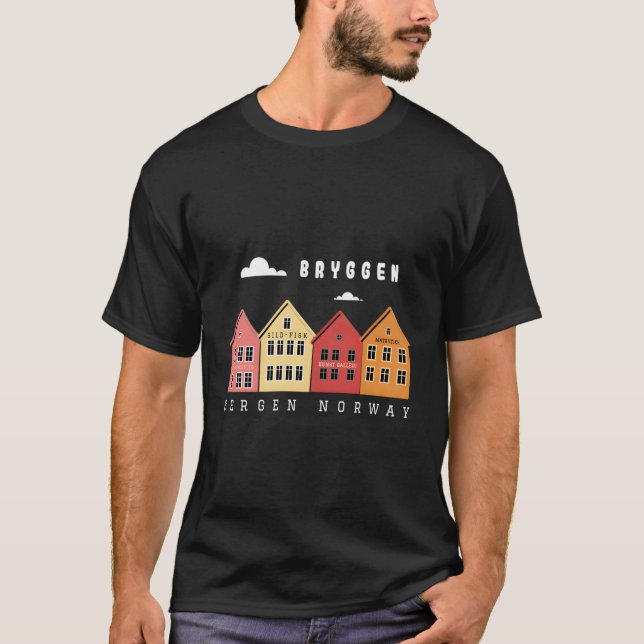 Norwegen Bergen Bryggen Xo4U Original T-Shirt (Vorderseite)