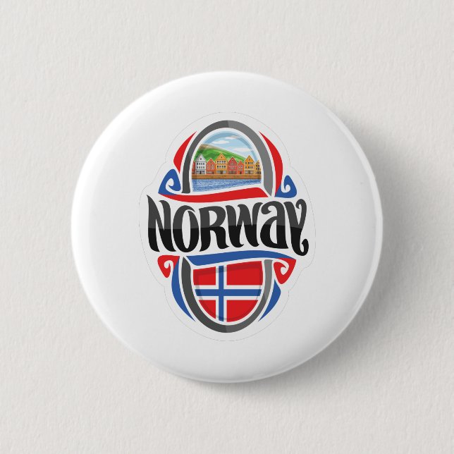 Norwegen Button (Vorderseite)