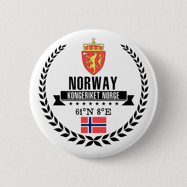 Norwegen Button (Vorderseite)