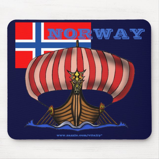 Norwegen cooler mousepad Entwurf (Vorne)