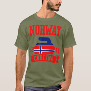 Norwegen Curling 2018 T-Shirt