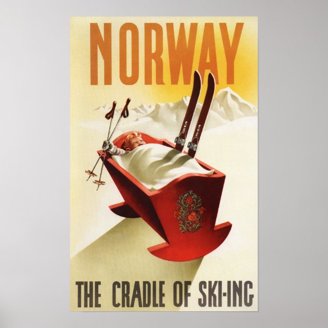 Norwegen - Die Wiege des Skifahrens Poster (Vorne)