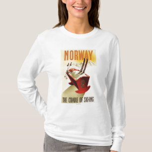 Norwegen - die Wiege des Skifahrens T-Shirt